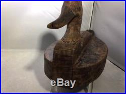 VINTAGE WOOD HUNTING DUCK DECOY, by Wright, Calif