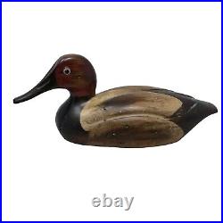 VTG Tom Taber Canvasback Duck Decoy Signed 1979