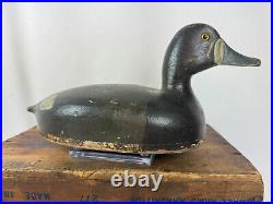 Very Scarce and Hollow Judge Mummery Hen Bluebill Duck Decoy