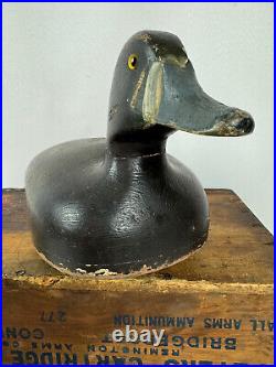 Very Scarce and Hollow Judge Mummery Hen Bluebill Duck Decoy