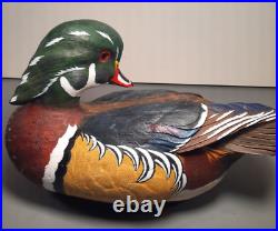 Vintage1997-98Ducks UnlimitedDrake Wood DuckDecoySpecial Edition Medallion