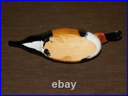Vintage 11 Long Handcrafted Painted Wood Duck Decoy