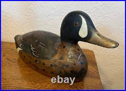 Vintage 11 Tom Tabor Wood Duck Decoy Teal