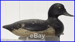 Vintage 1800s George Sibley Mr. X Bluebill Broadbill Scaup Duck Decoy