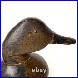 Vintage American George Behrman Mallard Hen Duck Decoy c. 1920