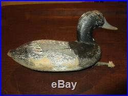 Vintage Antique 1880 Carver John Graham Chesapeake Bay Bluebill Drake Duck Decoy