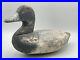 Vintage Antique Bluebill Duck Decoy Hand Carved & Painted Maryland INITIALS