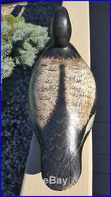 Vintage Antique Mason Factory Premiere Grade Bluebill Drake Duck Decoy Ca. 1896