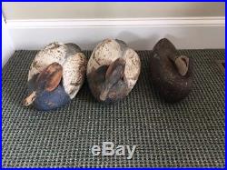Vintage Antique Old Wooden Working Early Canvasback Duck Decoy
