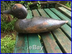 Vintage Antique Old Wooden Working Early Dodge/Mason Factory Duck Decoy