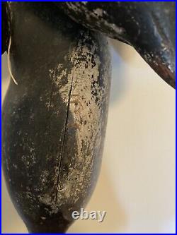 Vintage Antique Raymond Lead Chicago IL Wood Duck Decoys Primitive Hunting AFAA
