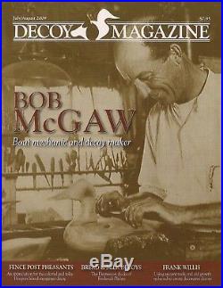 Vintage BOB McGAW CANVASBACK DUCK DECOY, Havre de Grace, MD