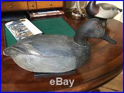 Vintage Ben Schmidt Canvasback Duck Decoy