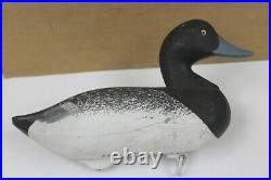 Vintage Black Duck Decoy Signed Middle RIver Charles Bryan Pre-Owned 1957