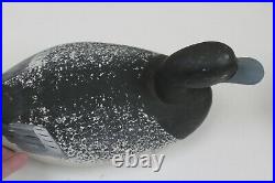Vintage Black Duck Decoy Signed Middle RIver Charles Bryan Pre-Owned 1957