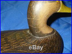 Vintage Black Duck Decoy Upper Chesapeake Bay Havre de Grace Maryland Style