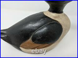 Vintage Bob Hayden Duck Decoy Signed on Bottom Mallard Handpainted Carved
