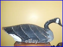 Vintage Canvas/Wire Swimmer Goose Decoy Churches Island North Carolina NC VA