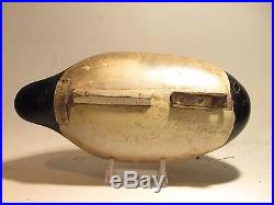 Vintage Canvasback Sleeper Drake Duck Decoy by Madison Mitchell S&D 1942 OWR
