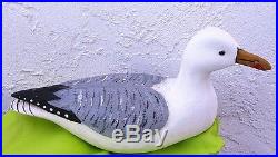Vintage Charlie Birdsall Seagull Decoy Point Pleasant N. J