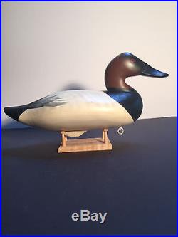 Vintage Charlie Joiner Canvasback Drake Duck Decoy /Duck Decoys