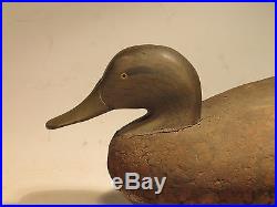 Vintage Cork Black Duck Decoy by Madison Mitchell O. P. S&D 1962