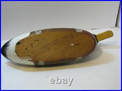 Vintage Decoy Drake Wooden Hand Carved duck Decoy Handpainted hunting