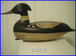 Vintage Decoy Rhodes Truex Merganser Duck Pair Circa 1925
