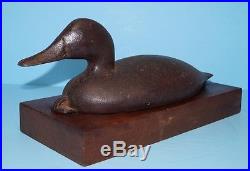 Vintage Duck Decoy Cast Iron Sink Box Decoy Battery Box Decoy Mold Rare