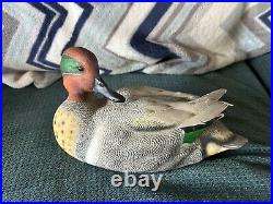 Vintage Ducks Unlimited Greenwing Teal Decoy! Medallion