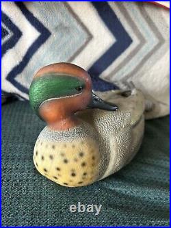 Vintage Ducks Unlimited Greenwing Teal Decoy! Medallion