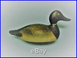 Vintage Evans Drake Bluebill Duck Decoy