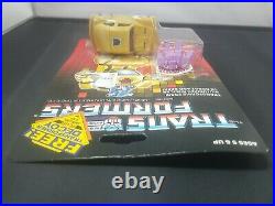Vintage G1 Transformers Throttlebot Goldbug With Shockwave Decoy NOSC SEALED