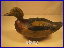 Vintage Grubbs #2 Drake Wigeon Wooden Duck Decoy c 1928 Mississippi