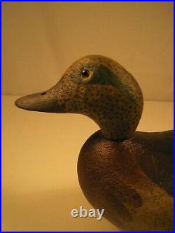 Vintage Grubbs #2 Drake Wigeon Wooden Duck Decoy c 1928 Mississippi