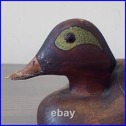 Vintage Hand Carved American Drake Wigeon Duck Decoy 10.5L