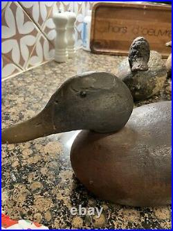 Vintage Hand Carved Duck Decoys! Estate Sale! 3 Total
