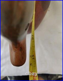 Vintage Hand Carved & Painted Wood Duck Decoy Signed Bob May 1981