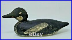 Vintage Hand Carved & Painted Wooden Duck Decoy Antique Wood Duck Swivel Head