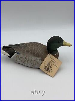 Vintage Hand Carved Painted Wooden Duck Lot Of 3 Decor Decoy Cabin