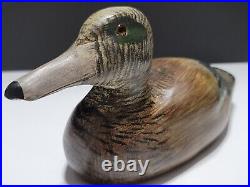 Vintage Hand Made Hand Painted Wooden Duck Decoy