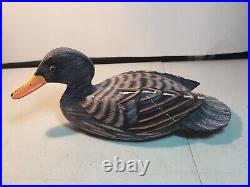 Vintage Hand Painted Wooden Duck Decoy