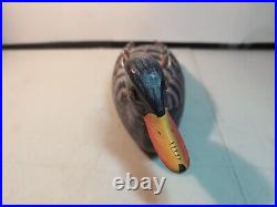 Vintage Hand Painted Wooden Duck Decoy