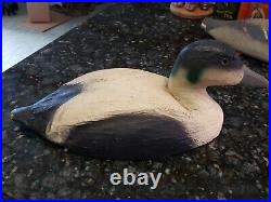 Vintage Herters 1893 Wooden Duck Decoy Eider Sea Duck