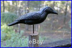 Vintage Herters Model Perfect True to Life Crow Decoy Chicago Novelty Pre-WWII