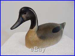 Vintage Hollow Carved. Pintail Drake Wood Duck Decoy By Ken Kirby 2010