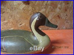 Vintage Illinois River Gerald junker Pekin Illinois Pintail Drake Duck Decoy