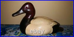 Vintage John Gewerth Ducks Unlimited Lac La Croix Wood Duck Canvasback Decoy