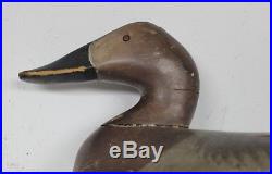 Vintage Madison Mitchell Canvasback Drake and Hen Duck Decoy 1948 and 1950