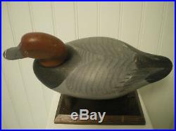 Vintage Madison Mitchell Red Head Drake Decoy MD S&d 1955